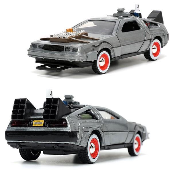 【新品未開封】バックトゥザフューチャー Ⅲデロリアン　1/32 ジャダ 4個 Jada バックトゥザフューチャー 3 デロリアン ミニカー 1/32 JADA TOYS