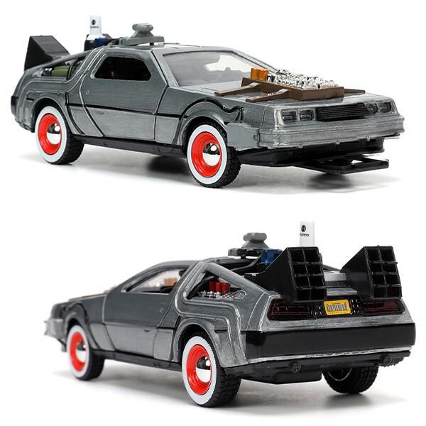 【新品未開封】バックトゥザフューチャー Ⅲデロリアン　1/32 ジャダ 4個 Jada バックトゥザフューチャー 3 デロリアン ミニカー 1/32 JADA TOYS