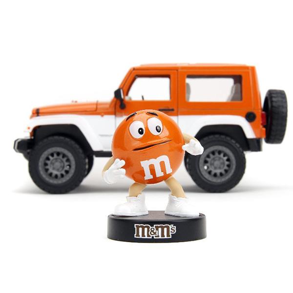 Jada エムアンドエム ミニカー 1/24 ジープ ラングラー フィギュア 