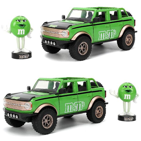 Jada エムアンドエムズ ミニカー フォード ブロコン m&m グリーン