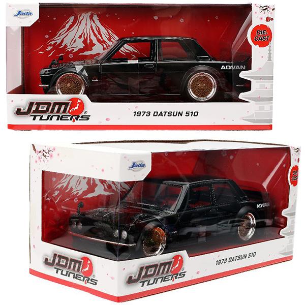 Jada ミニカー 日本車 1/24 1973 ダットサン 510 ダイキャストカー