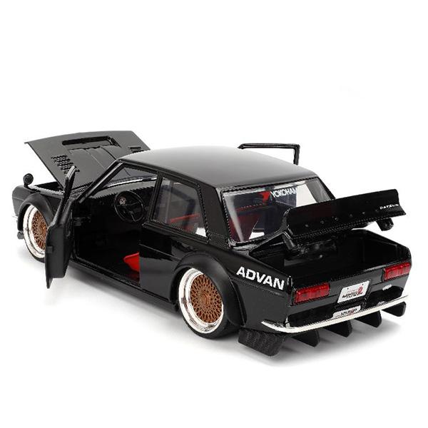 Jada ミニカー 日本車 1/24 1973 ダットサン 510 ダイキャストカー