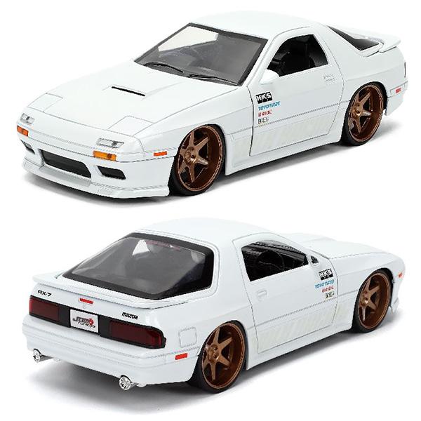 Jada ミニカー 日本車 マツダ RX-7 ホワイト ダイキャストカー