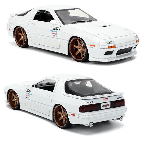 Jada ミニカー 日本車 マツダ RX-7 ホワイト ダイキャストカー
