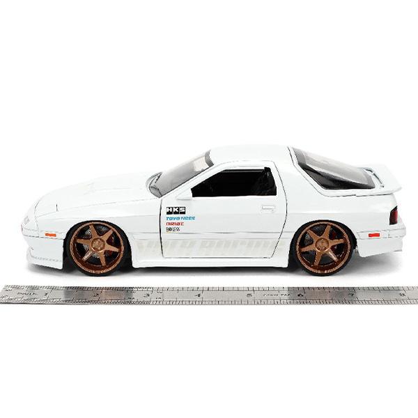 Jada ミニカー 日本車 マツダ RX-7 ホワイト ダイキャストカー