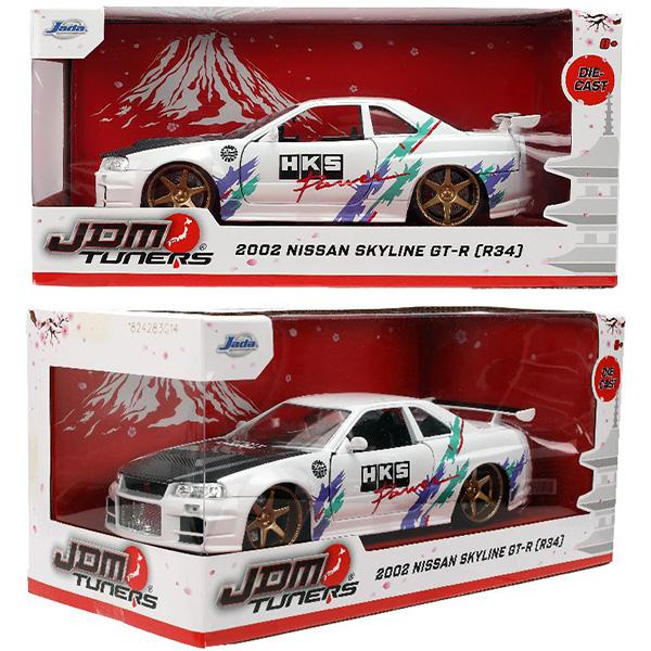 Jada ミニカー 日本車 1/24 日産 スカイライン GTR ダイキャスト