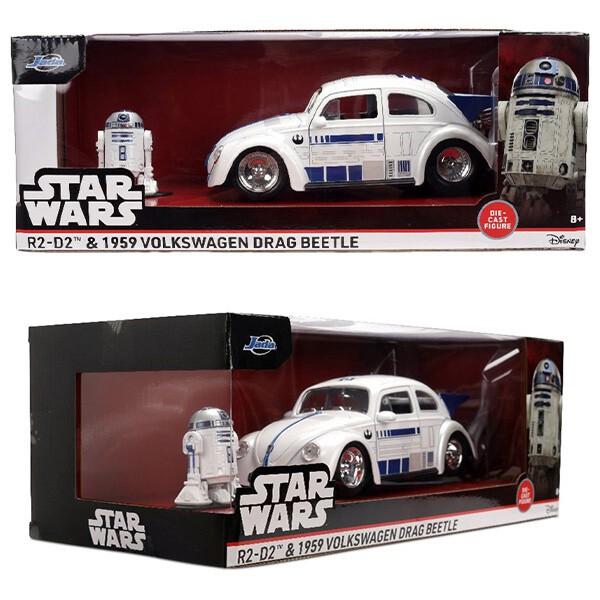 Jada スターウォーズ 1/24 フォルクスワーゲン・ビートル ミニカー R2