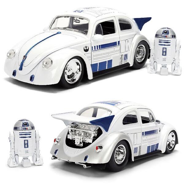 Jada スターウォーズ 1/24 フォルクスワーゲン・ビートル ミニカー R2