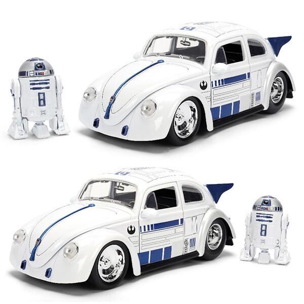 Jada スターウォーズ 1/24 フォルクスワーゲン・ビートル ミニカー R2