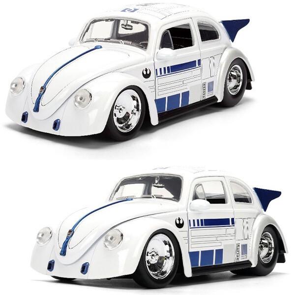 Jada スターウォーズ 1/24 フォルクスワーゲン・ビートル ミニカー R2