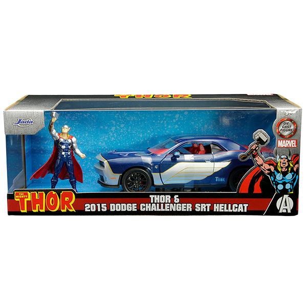 Jada マイティ ソー ミニカー 1/24 マイティ・ソー フィギュア 付き