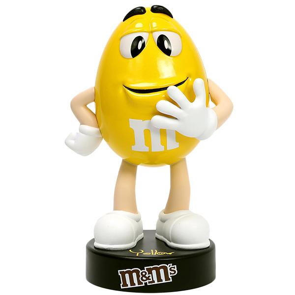 エムアンドエム フィギュア イエロー ダイキャストメタル フィギュア m&m s グッズ エム&エムズ キャラクター アメリカン雑貨 アメトイ｜funandfunny｜03