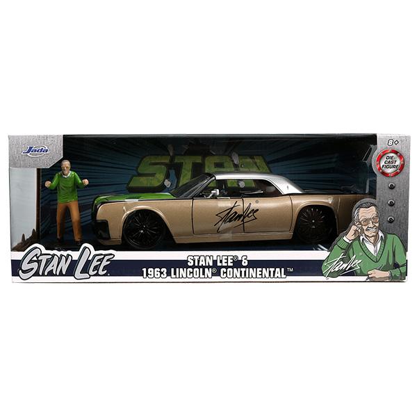 Jada ミニカー　ダイキャストカー リンカーンコンチネンタル1963 1/24 Jada ミニカー 1/24 スタンリー フィギュア 付き JADA TOYS