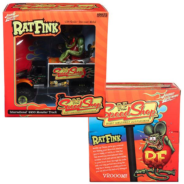 Johnny Lightning Rat Fink モンスタートラック Amazon.com: Johnny