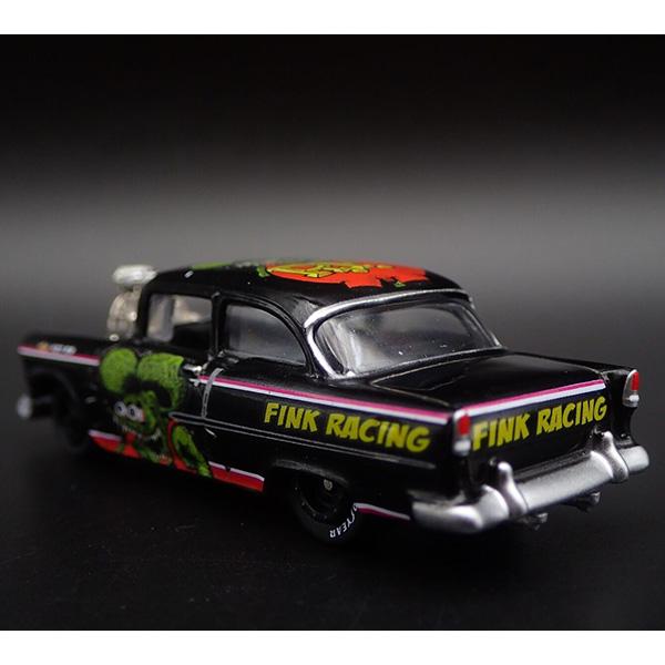 JOHNNY LIGHTNING ミニカー 1/64 ラットフィンク シボレー 1955