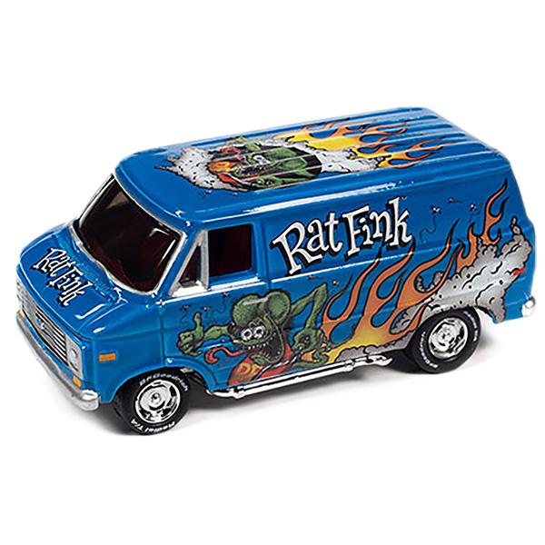 JOHNNY LIGHTNING ラットフィンク ミニカー シボレー バン アメ