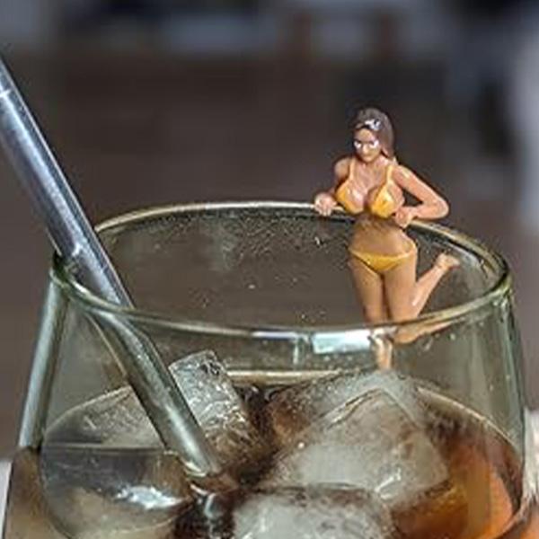 BOSOM BUDDIES ドリンクマーカー 6個セット コップのフチ子