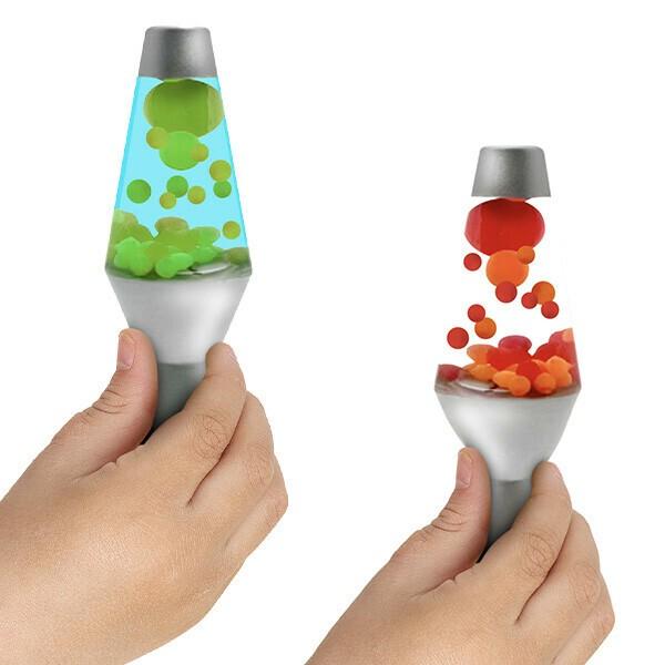 ラバランプ スクイーズ おもちゃ 蓄光 LAVA LAMP ストレス解消 癒し