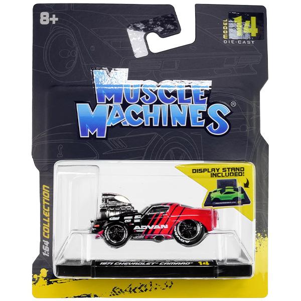 マイスト マッスルマシン ミニカー 1/64 シボレー カマロ Muscle