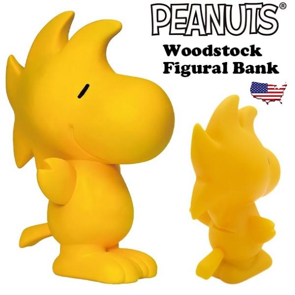 SNOOPY（スヌーピー） ウッドストック フィギュア バンク 貯金箱