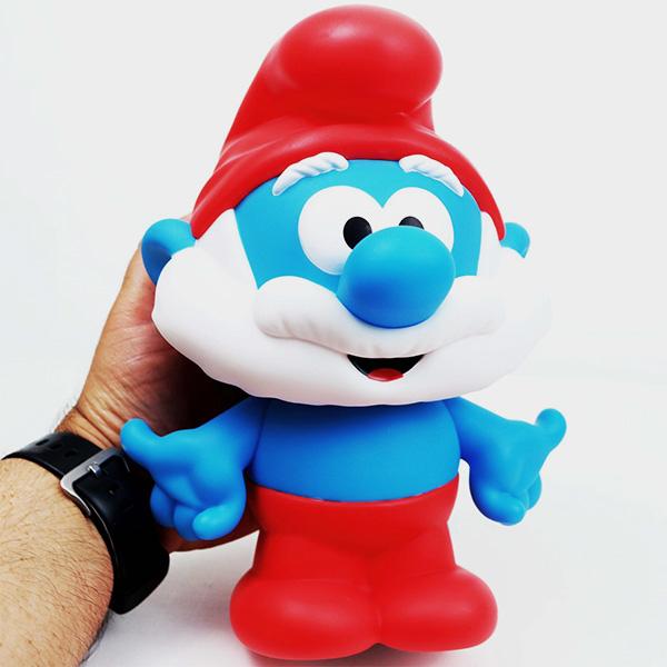 パパ スマーフ フィギュア バンク THE SMURFS 貯金箱 キャラクター