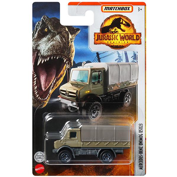 MATTEL ジュラシックワールド おもちゃ ミニカー 1/64 6台セット