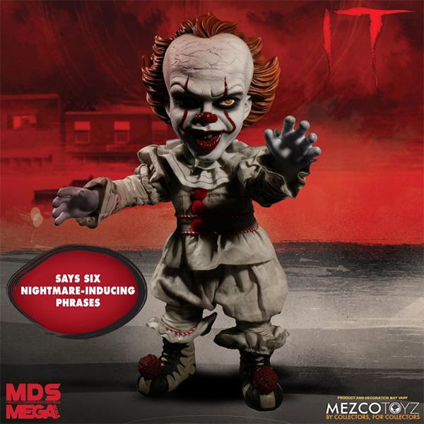 IT ペニーワイズ トーキングフィギュア　MEZCO製 MEZCO イット ペニーワイズ トーキング フィギュア ピエロ TOYZ