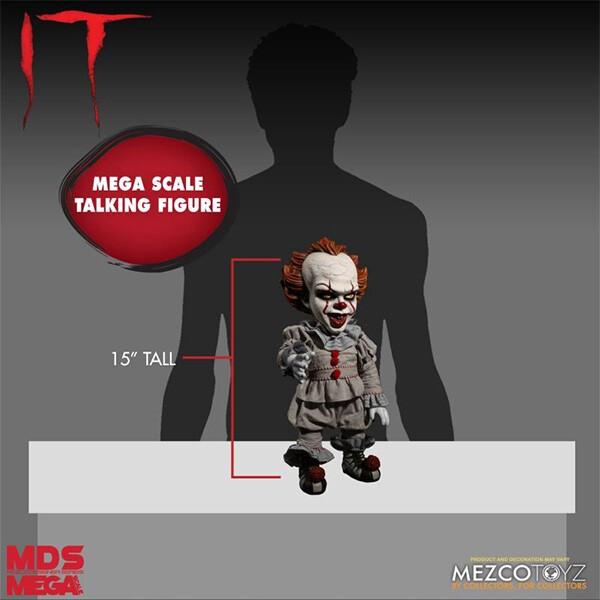 MEZCO イット ペニーワイズ トーキング フィギュア ピエロ TOYZ