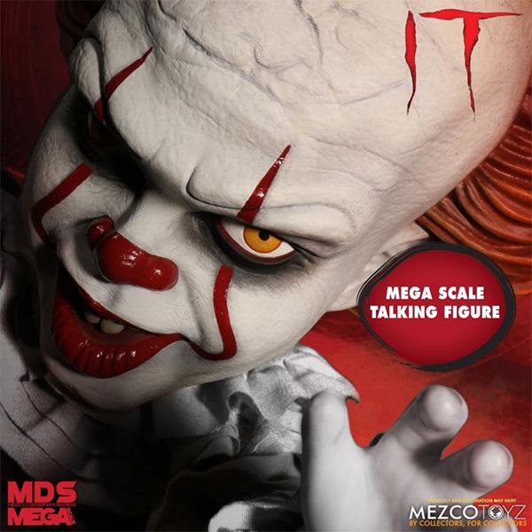 未開封 MEZCO IT イット ペニーワイズ MDS アクションフィギュア MEZCO イット ペニーワイズ トーキング フィギュア ピエロ TOYZ