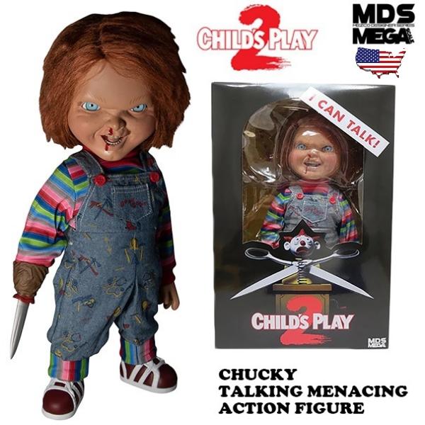 Child's Play 2 チャッキー トーキングフィギュア MEZCO チャッキー 人形 トーキング フィギュア チャイルドプレイ2 高さ