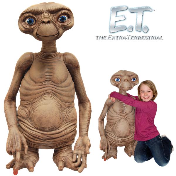 E.T. フィギュア　等身大 E T フィギュア 等身大87cmサイズ 公式レプリカ｜Yahoo