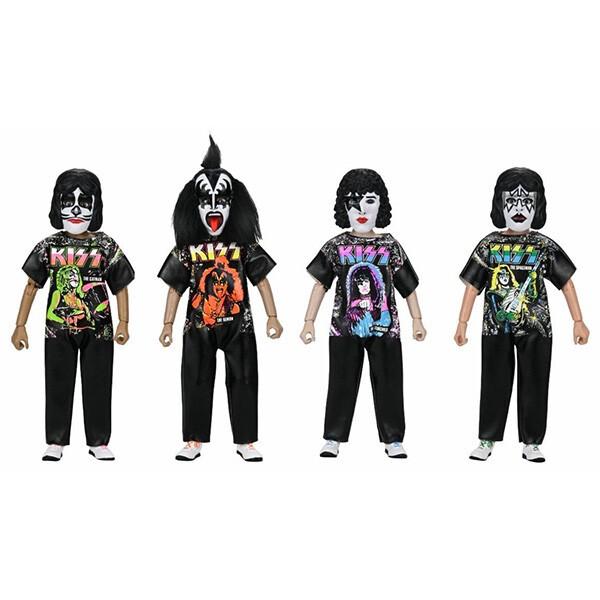 NECA KISS 6インチ アクションフィギュア 4種セット ベン・クーパー コスチューム コレクション フィギュア ロック ハロウィン アメトイ アメリカン雑貨_3