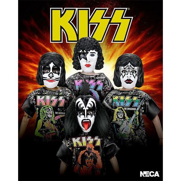 NECA KISS 6インチ アクションフィギュア 4種セット ベン・クーパー コスチューム コレクション フィギュア ロック ハロウィン アメトイ アメリカン雑貨_7