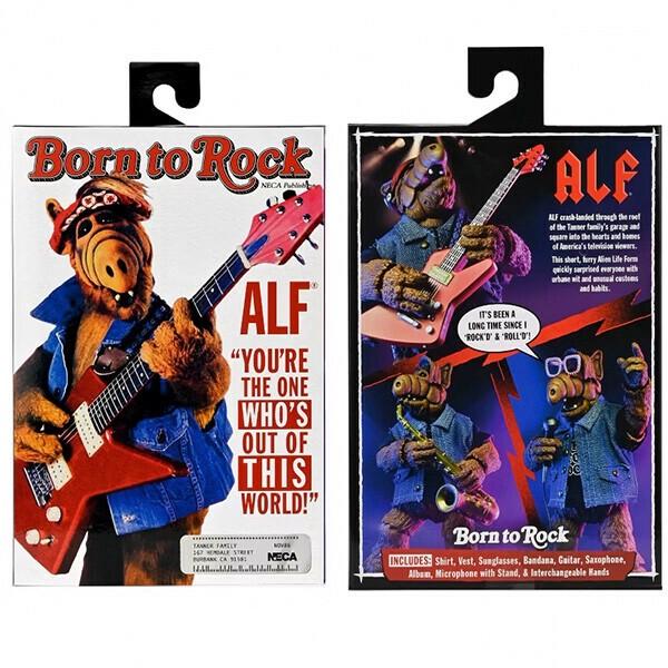 NECA（ネカ） アルフ ALF 7インチ アクションフィギュア Born to Rock
