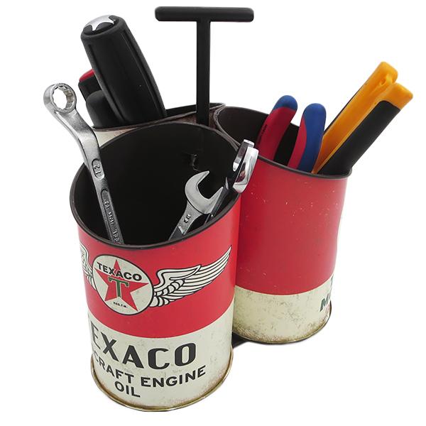 テキサコ オイル缶小物入れ TEXACO OIL CAN キャディー W180
