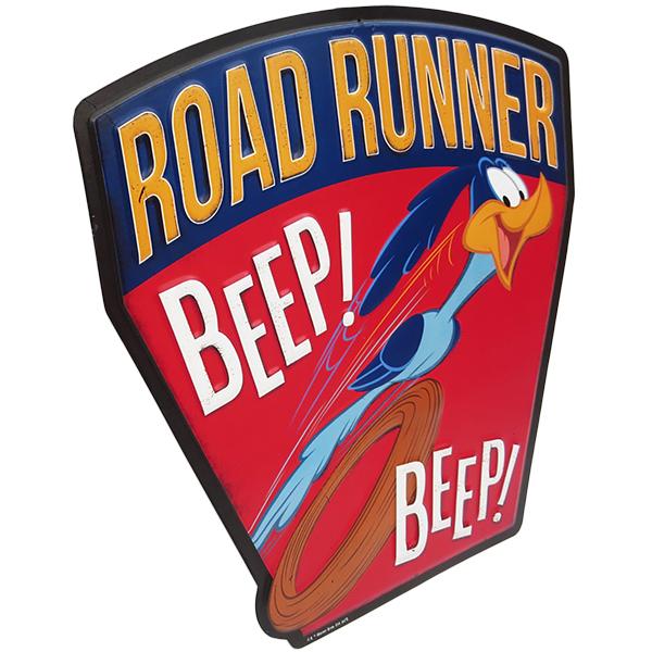 ロードランナー エンボス メタルサイン ROAD RUNNER Beep! Beep