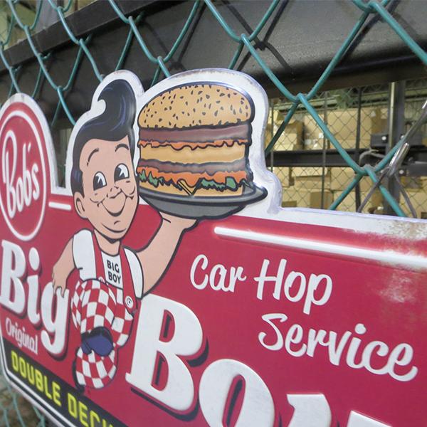 ビッグボーイ BIG BOY 看板 76cm ガレージ 世田谷ベース ビッグボーイ ブリキ看板 アメリカン アンティーク 看板 大型