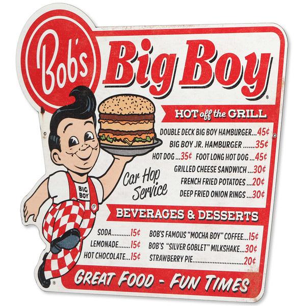 ビッグボーイ ブリキ看板 アメリカン 大型 アメリカン雑貨 レトロ BIG
