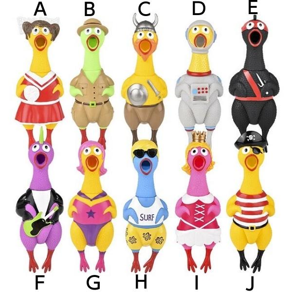 ラバーチキン コスチューム ソフビ人形 動物 ラバー チキン 鳥 鶏