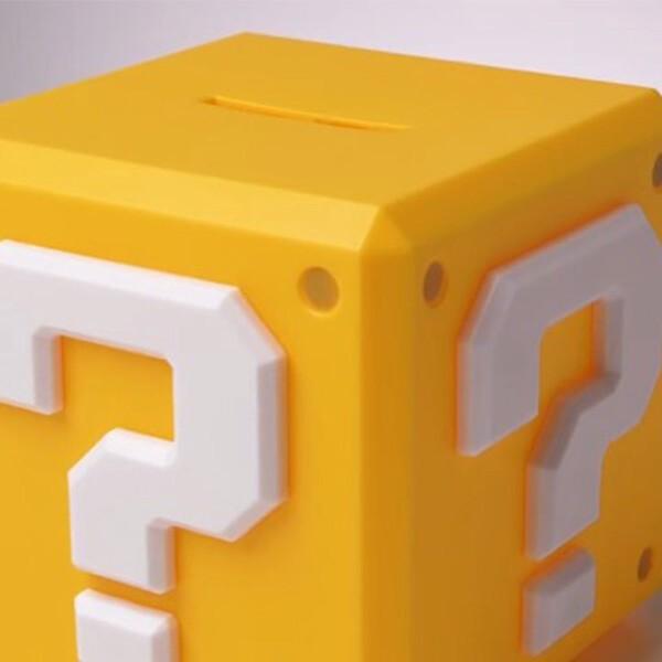 PALADONE スーパーマリオ 貯金箱 ?ブロック マネーボックス コイン
