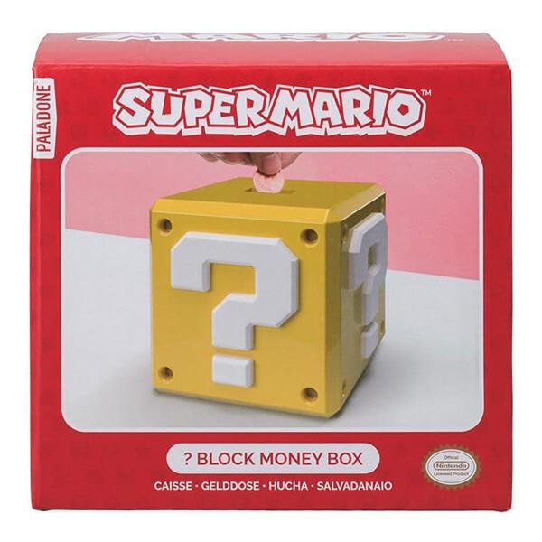 PALADONE スーパーマリオ 貯金箱 ?ブロック マネーボックス コイン