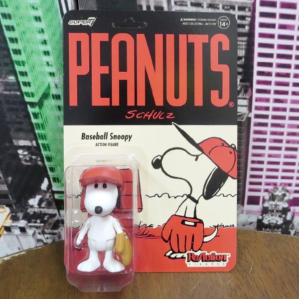 SNOOPY スヌーピー フィギュア super7 ピーナッツ BASEBALL SNOOPY スヌーピー フィギュア super7 ピーナッツ BASEBALL