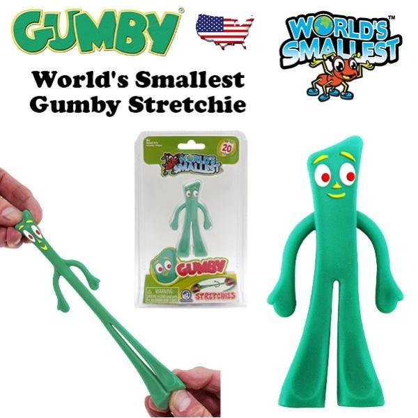 ガンビー フィギュア スクイーズ WORLD'S SMALLEST GUMBY STRETCHIES