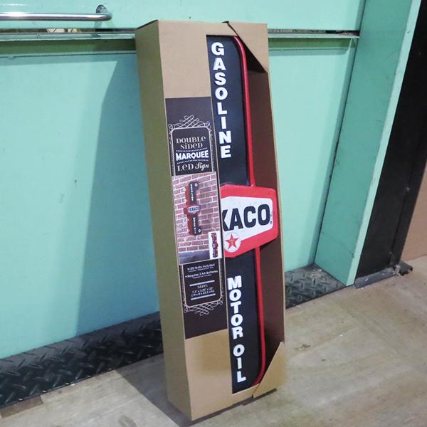 テキサコ 電飾看板 マーキーLEDサインライト TEXACO レトロ 両面タイプ