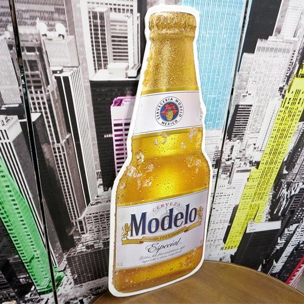 モデロビール ブリキ看板 ダイカットエンボスメタルサイン Modelo