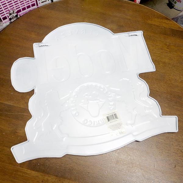 モデロビール ブリキ看板 ダイカットエンボスメタルサイン Modelo Seal