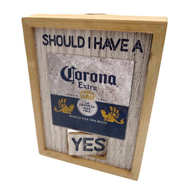 コロナビール グッズ 木製 デスクトップ スピナー サイン CORONA EXTRA
