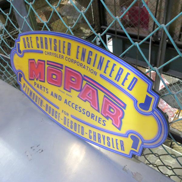 モパー レンチキュラー サイン アメリカン 看板 大型 ガレージ