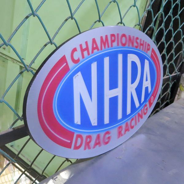 レンチキュラー サイン アメリカン 看板 大型 NHRA DRAG RACING