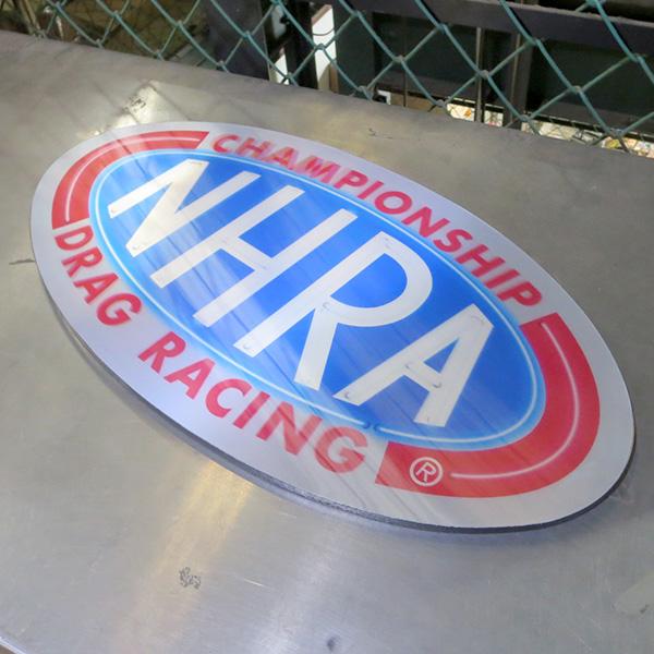 レンチキュラー サイン アメリカン 看板 大型 NHRA DRAG RACING